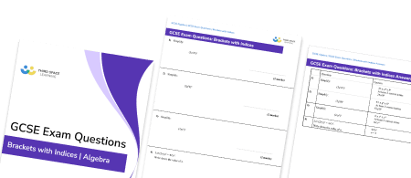 Brackets With Indices Exam Questions