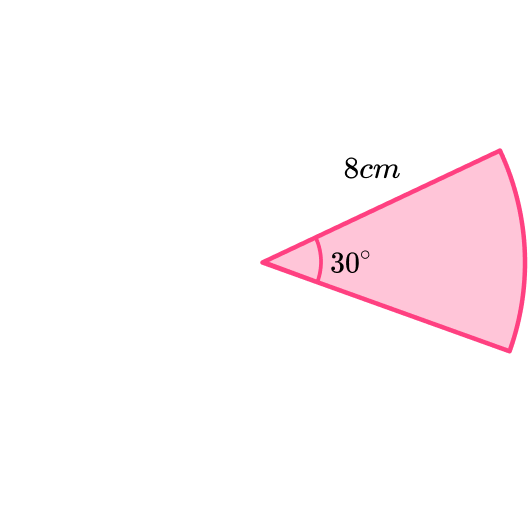 Circles, Sectors and Arcs Area of a sector and arc length image 2