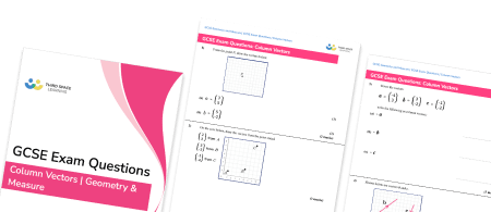 Column Vectors Exam Questions