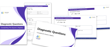 Completing the Square Diagnostic Questions