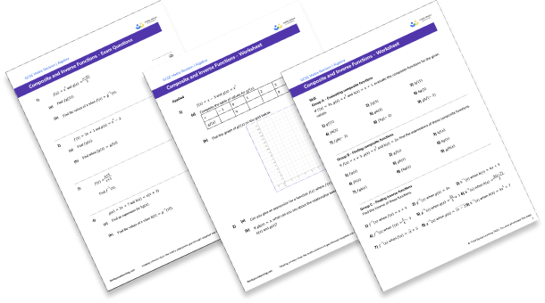 Composite functions worksheet