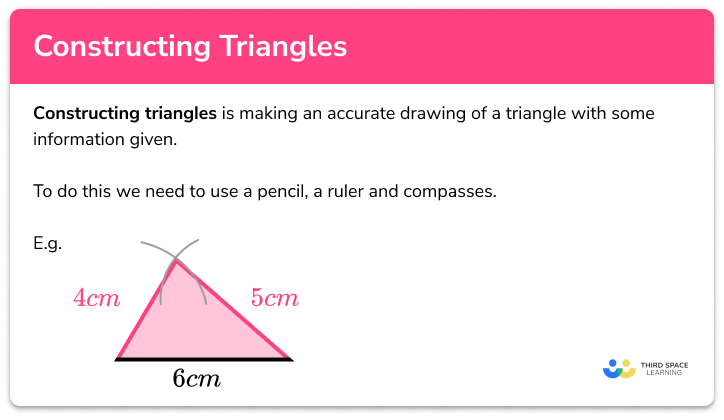 Constructing triangles