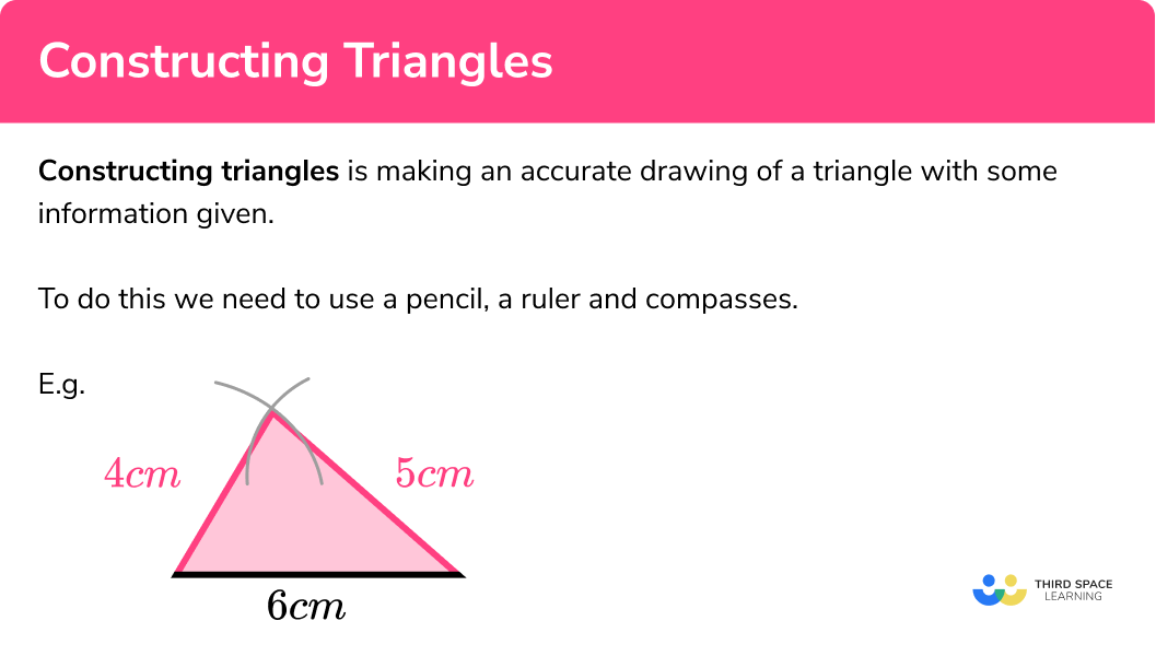 What is constructing triangles?