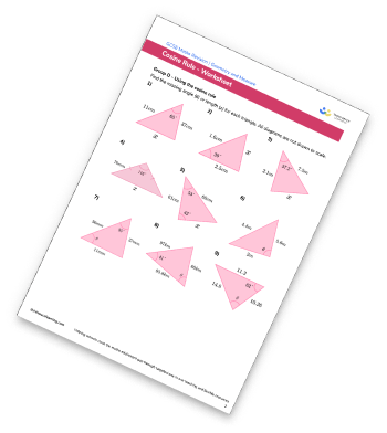 Sine And Cosine Rule Worksheet