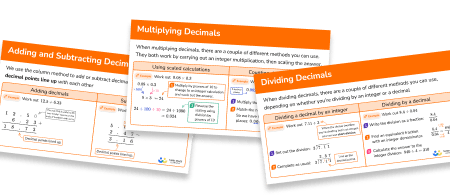 GCSE Revision Cards: Decimals