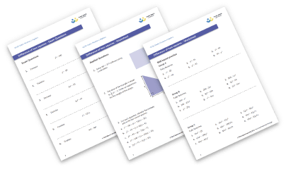 Difference of two squares worksheet