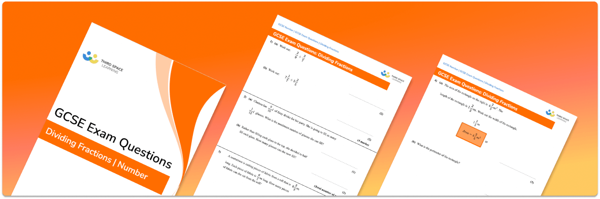 Dividing Fractions Exam Questions