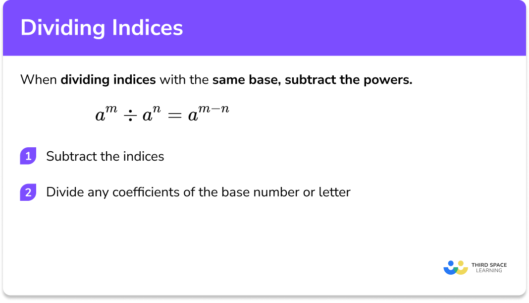 Dividing indices