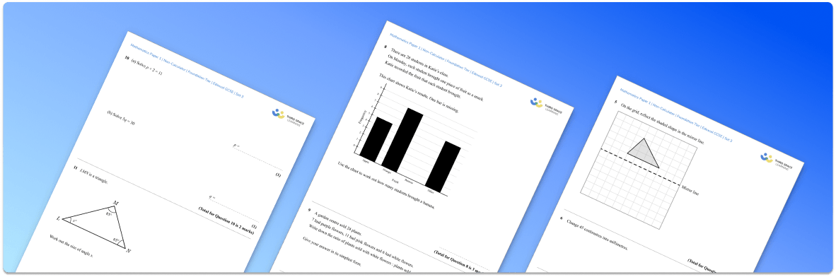 Edexcel Maths Foundation Papers: Set 3 (2024)