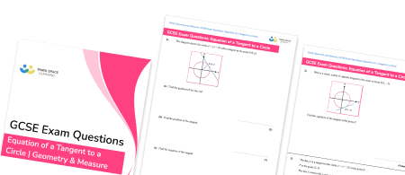 Equation Of A Tangent To A Circle Exam Questions