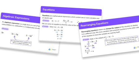 GCSE Revision Cards: Equations and Expressions