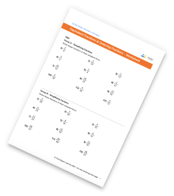 Equivalent Fractions Worksheet