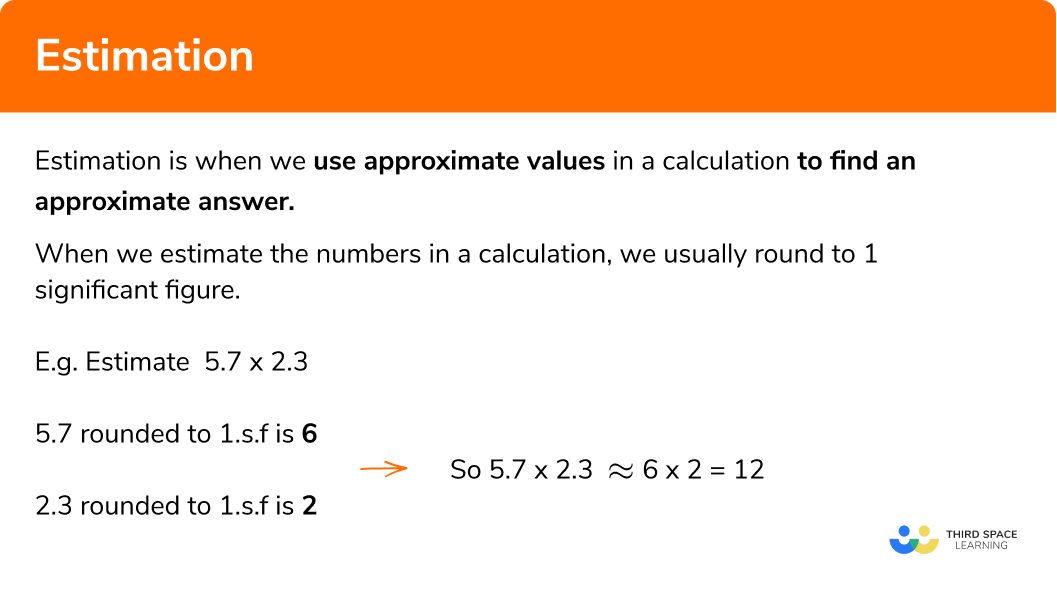 What is estimation?