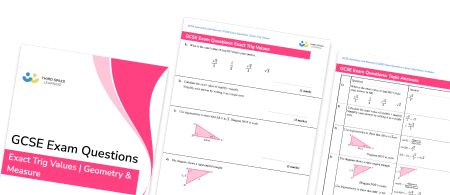 Exact Trig Values Exam Questions