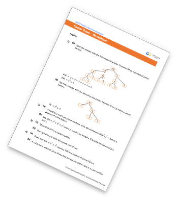 Factor Trees Worksheets