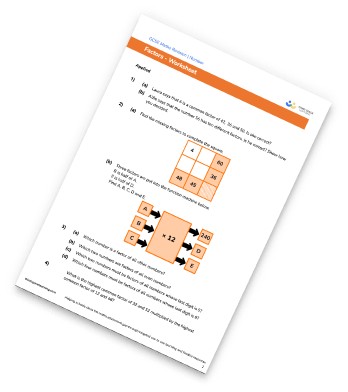 Factors worksheet