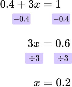 Forming and solving equations example 4 step 3