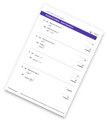 Fractional Indices Worksheet