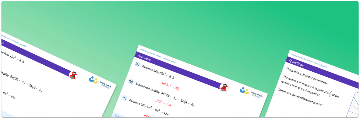 GCSE Revision PowerPoint – Higher Maths