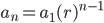 geometric sequence formula