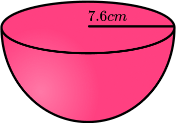 Hemisphere shape example 4