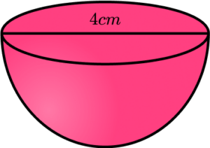 Hemisphere shape practice question 2