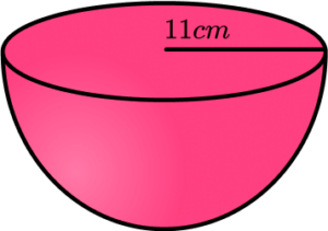 Hemisphere shape practice question 4