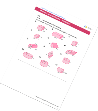 Volume Worksheet