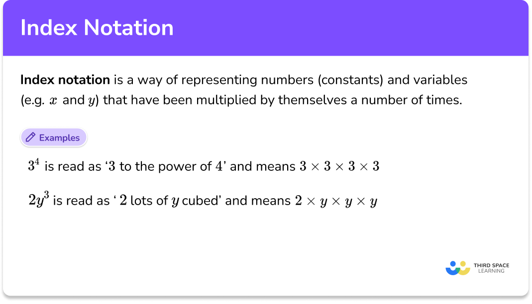 Index notation