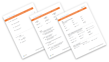 Index notation worksheet