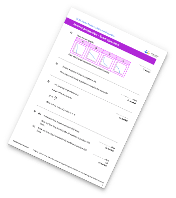 Inverse Proportion Worksheet