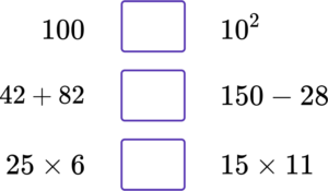 Less than sign GCSE question 1