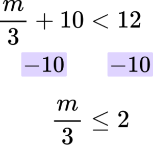 Linear Inequalities Example 3 step 1