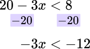 Linear Inequalities Example 4 step 1-2