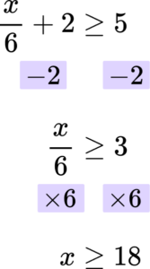 Linear Inequalities question 3 explanation