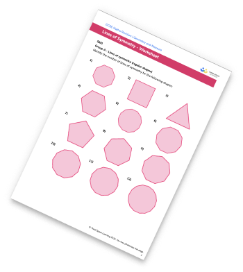 Lines of Symmetry Worksheet