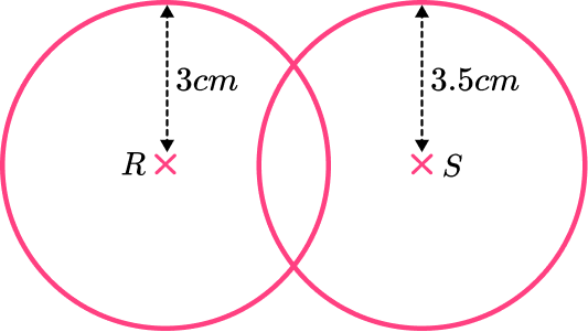 Loci And Construction bearings example 3 step 2