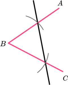 Loci And Construction bearings practice question 2 d