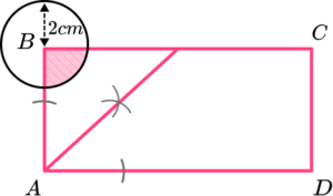 Loci And Construction bearings practice question 4 answer 3