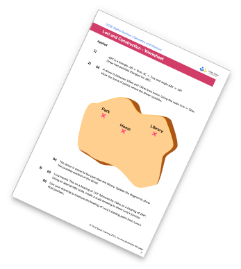 Loci and construction Worksheet