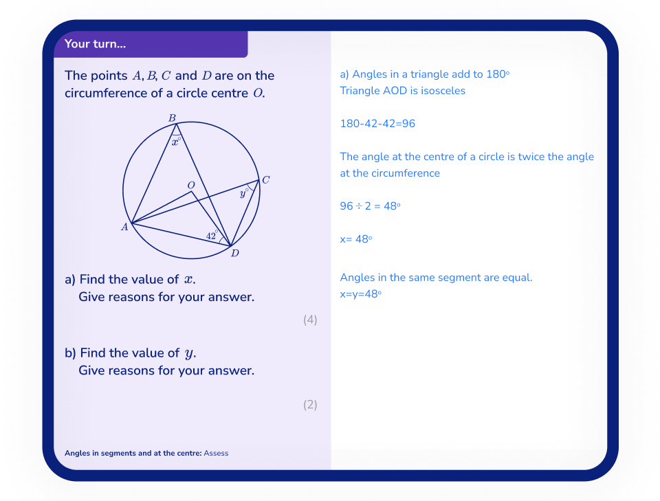 Sample Lesson - Circle Theorem