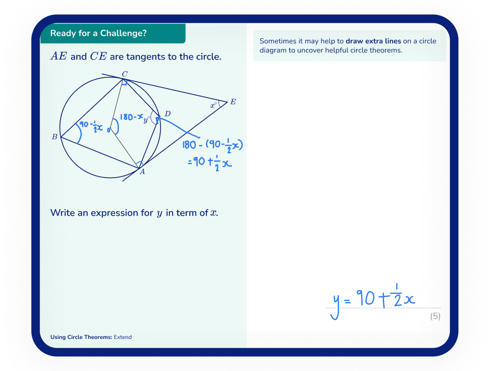 Sample Lesson - Circle Theorem