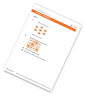 Multiples Worksheet