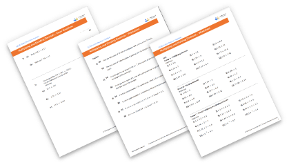 Decimal places worksheet