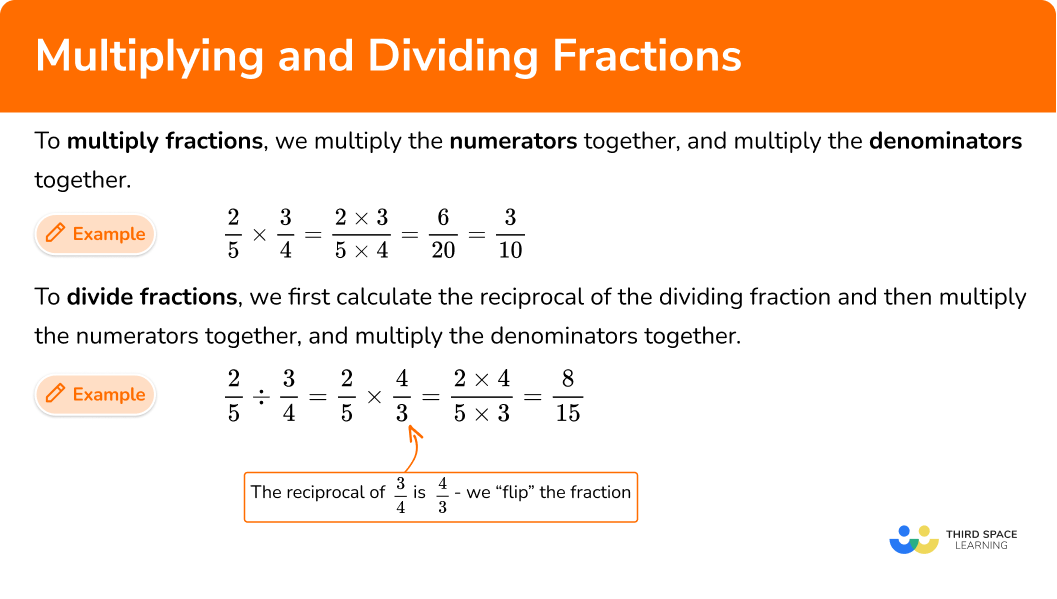 What is multiplying and dividing fractions?