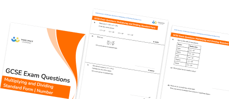 Multiplying And Dividing In Standard Form Exam Questions