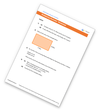 Multiplying Decimals Worksheet