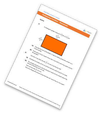 Multiplying Fractions Worksheets