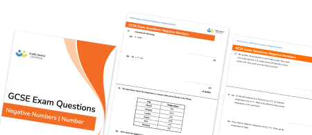 Negative Numbers Exam Questions