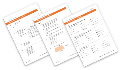 Negative numbers worksheet 